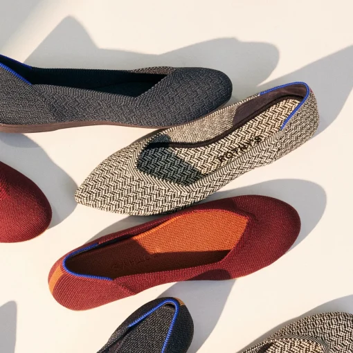 Rothy's The Point^The Point Slate Herringbone