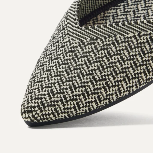 Rothy's The Point^The Point Slate Herringbone