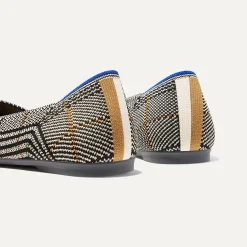 Rothy's The Point^The Point Ii Black Glen Plaid