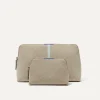 Rothy's Clutches & Pouches^The Vanity Set Coastal Mini Check