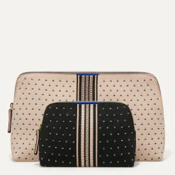 Rothy's Clutches & Pouches^The Vanity Set Tuxedo Stripe