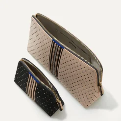 Rothy's Clutches & Pouches^The Vanity Set Tuxedo Stripe