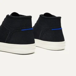 Rothy's The Lace Up^The Women's High Top Sneaker Black