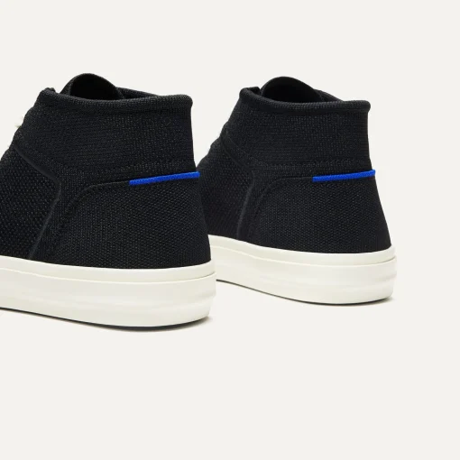 Rothy's The Lace Up^The Women's High Top Sneaker Black