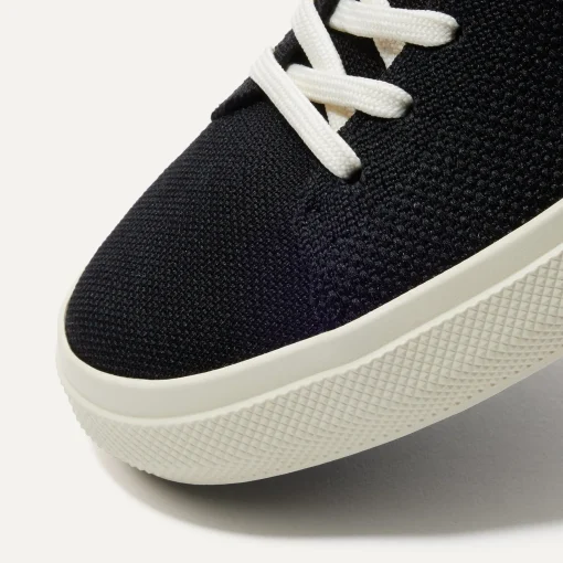 Rothy's The Lace Up^The Women's High Top Sneaker Black